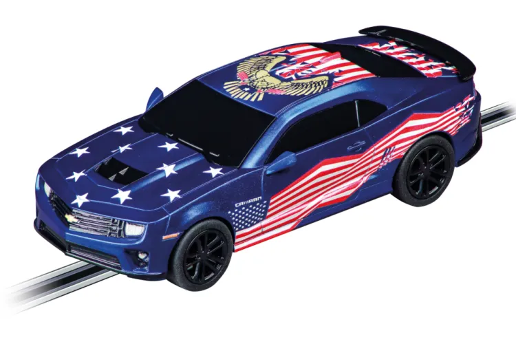 1:43 Carrera GO!!! Chevrolet Camaro Stars 'n Stripes - Car20064290 1 - CAR20064290