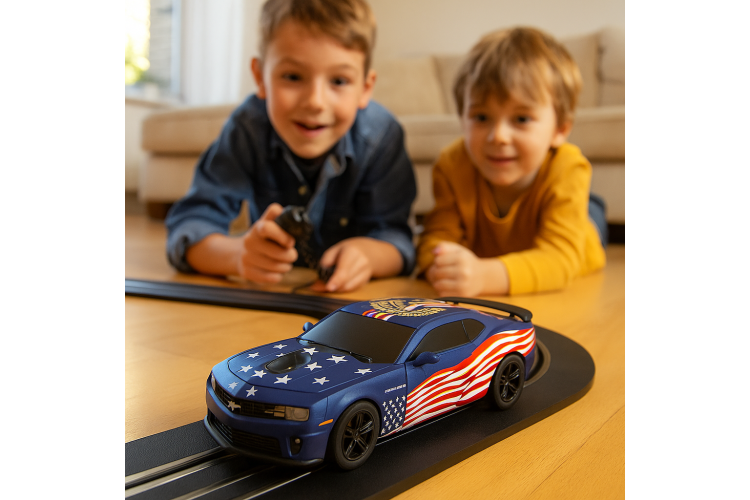 1:43 Carrera GO!!! Chevrolet Camaro Stars 'n Stripes - Car20064290 2 - CAR20064290