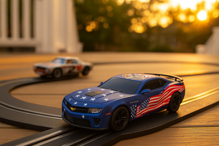 1:43 Carrera GO!!! Chevrolet Camaro Stars 'n Stripes - Car20064290 3 - CAR20064290