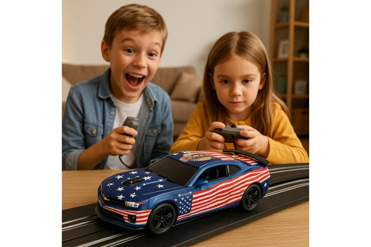 1:43 Carrera GO!!! Chevrolet Camaro Stars 'n Stripes - Car20064290 4 - CAR20064290