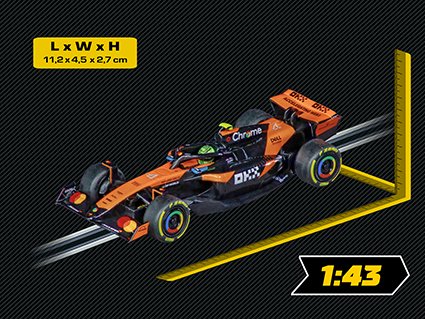 1:43 Carrera GO!!! - McLaren MCL39 - Formule 1 - Lando Norris No.4 - Car20064294 3 - CAR20064294