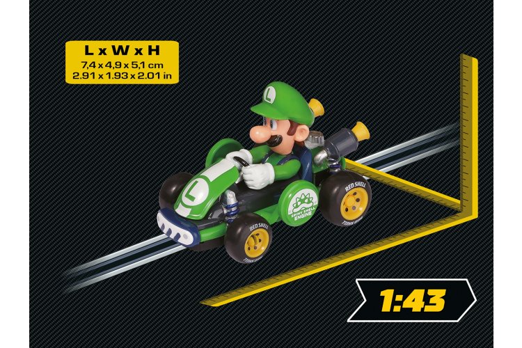 1:43 Carrera GO!!! - Mario Kart World - Luigi - Car20064300 2 - CAR20064300