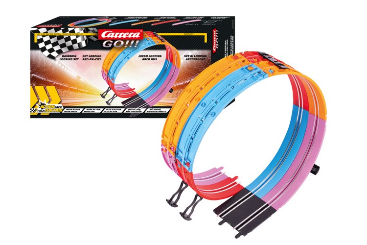 Carrera GO!!! &ndash; Rainbow Looping Set with Supports &ndash; 8 Pieces - Car20071603 1 - CAR20071603