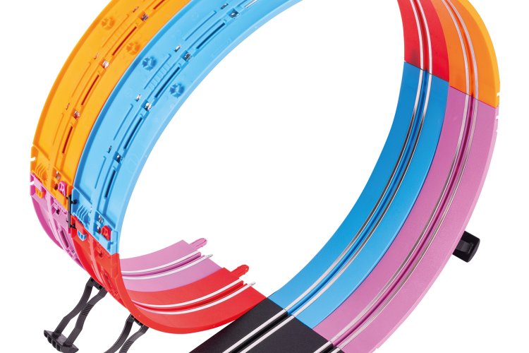 Carrera GO!!! &ndash; Rainbow Looping Set with Supports &ndash; 8 Pieces - Car20071603 2 - CAR20071603