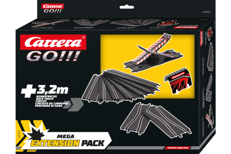 Carrera GO!!! Expansion Pack Set - Mega Set - 11 Track Sections - Car20071610 1 - CAR20071610