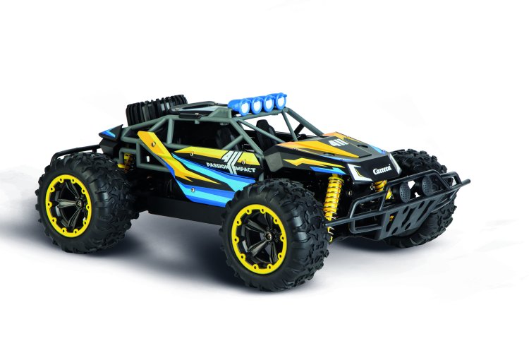 1:16 Carrera RC Car Passion Impact 3.0 - Blue/Yellow - 2.4GHz - Car370160152 3 - CAR370160152