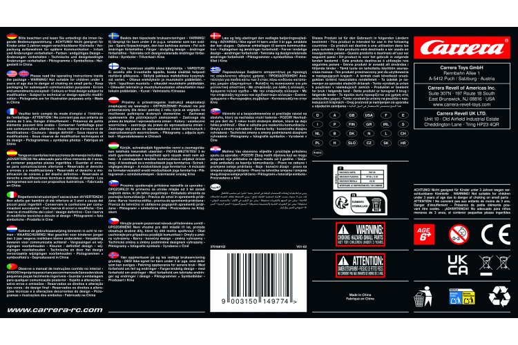 1:16 Carrera RC Car Passion Impact 3.0 - Blue/Yellow - 2.4GHz - Car370160152 50 - CAR370160152