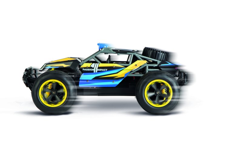 1:16 Carrera RC Car Passion Impact 3.0 - Blue/Yellow - 2.4GHz - Car370160152 6 - CAR370160152