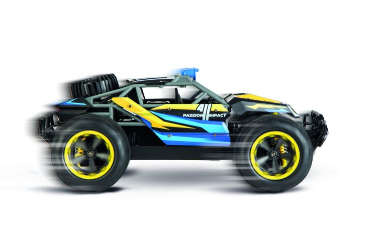 1:16 Carrera RC Car Passion Impact 3.0 - Blue/Yellow - 2.4GHz - Car370160152 7 - CAR370160152