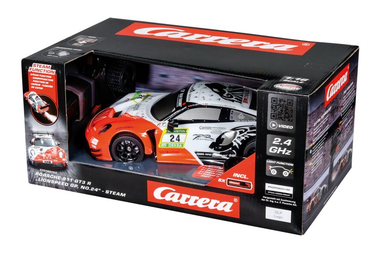 1:16 Carrera RC Car &ndash; Porsche 911 GT3 R Lionspeed GP No.24 &ndash; Red/White &ndash; 2.4GHz - Car370160153 26 - CAR370160153
