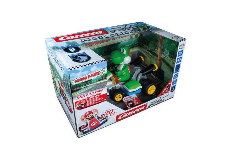 Carrera RC Mario Kart &ndash; Yoshi &ndash; Racing Kart with Sound - Scale 1:16 - 2.4GHz - Car370162108x 1 - CAR370162108X