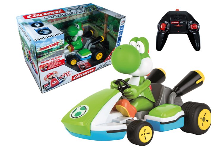 Carrera RC Mario Kart &ndash; Yoshi &ndash; Racing Kart with Sound - Scale 1:16 - 2.4GHz - Car370162108x 1x - CAR370162108X