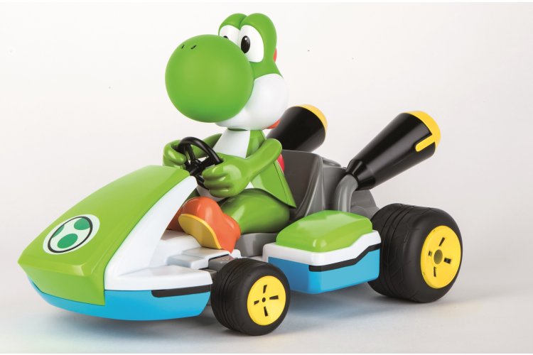 Carrera RC Mario Kart &ndash; Yoshi &ndash; Racing Kart with Sound - Scale 1:16 - 2.4GHz - Car370162108x 2 - CAR370162108X
