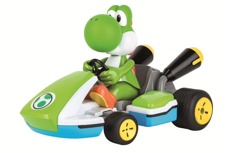 Carrera RC Mario Kart &ndash; Yoshi &ndash; Racing Kart with Sound - Scale 1:16 - 2.4GHz - Car370162108x 3 - CAR370162108X