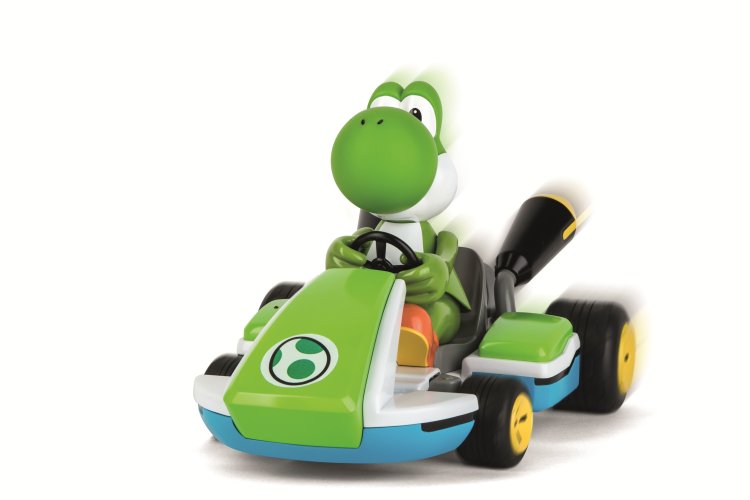 Carrera RC Mario Kart &ndash; Yoshi &ndash; Racing Kart with Sound - Scale 1:16 - 2.4GHz - Car370162108x 5 - CAR370162108X
