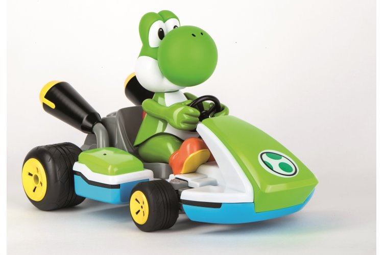Carrera RC Mario Kart &ndash; Yoshi &ndash; Racing Kart with Sound - Scale 1:16 - 2.4GHz - Car370162108x 6 - CAR370162108X