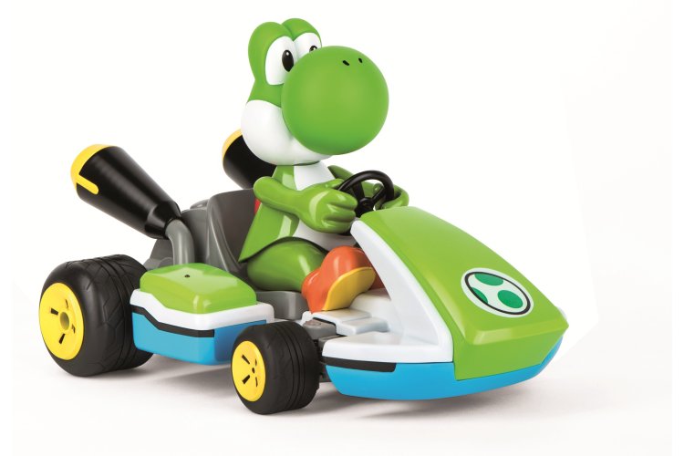 Carrera RC Mario Kart &ndash; Yoshi &ndash; Racing Kart with Sound - Scale 1:16 - 2.4GHz - Car370162108x 7 - CAR370162108X