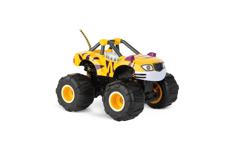 1:18 Carrera RC Car Blaze and the Monster Machines - Stripes B/O - Yellow - 2.4GHz - Car370180016 6 - CAR370180016