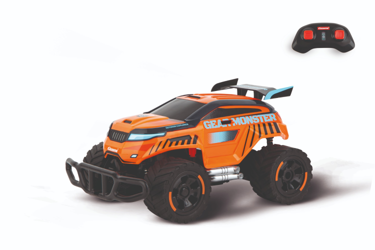 1:18 Carrera RC Monster Truck - Gear Monster 3.0 - Orange - 2.4GHz - Car370180117 1 - CAR370180117