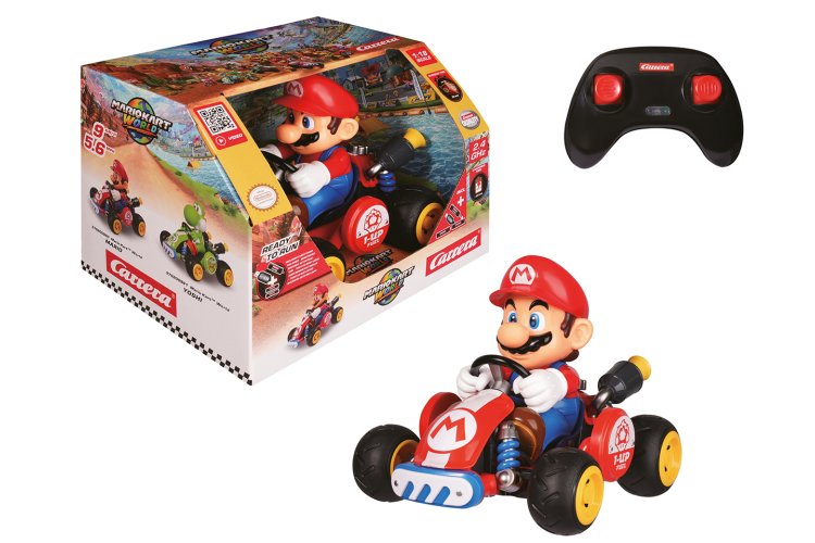 1:18 Carrera RC Mario Kart World - Mario - 20 cm - 2.4 GHz - Car370200960 1 - CAR370200960