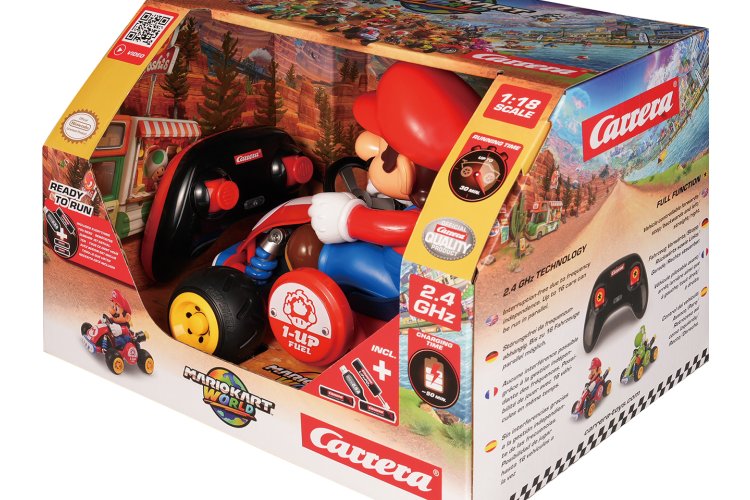 1:18 Carrera RC Mario Kart World - Mario - 20 cm - 2.4 GHz - Car370200960 17 - CAR370200960