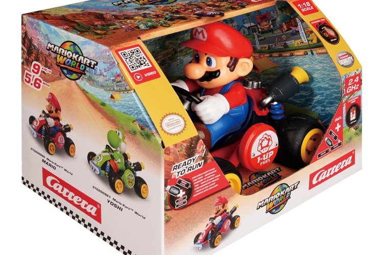 1:18 Carrera RC Mario Kart World - Mario - 20 cm - 2.4 GHz - Car370200960 19 - CAR370200960