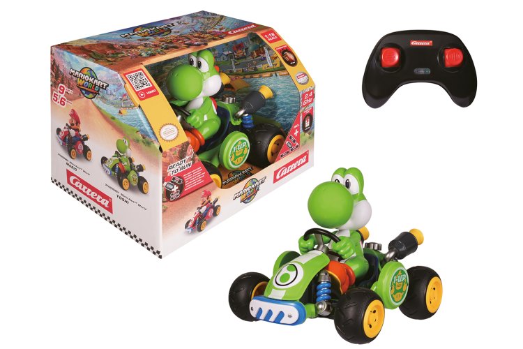1:18 Carrera RC Mario Kart World - Yoshi - 20 cm - 2.4 GHz - Car370200961 1 - CAR370200961