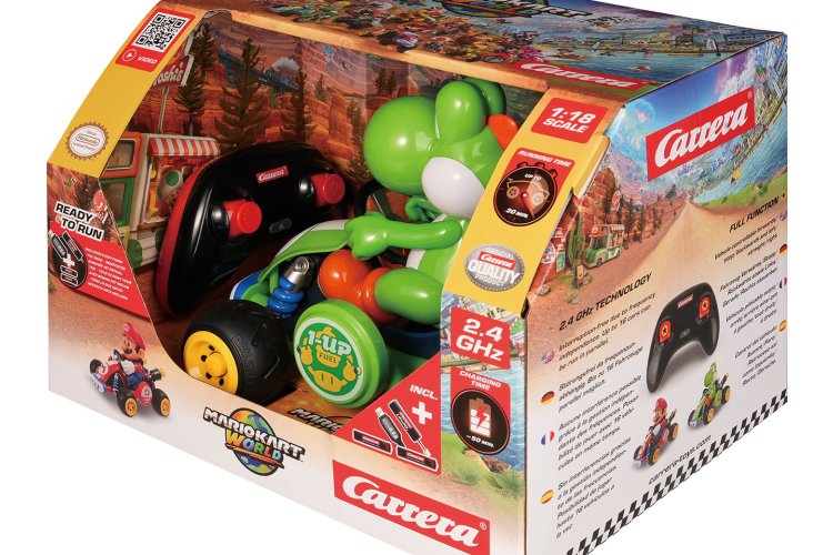 1:18 Carrera RC Mario Kart World - Yoshi - 20 cm - 2.4 GHz - Car370200961 17 - CAR370200961