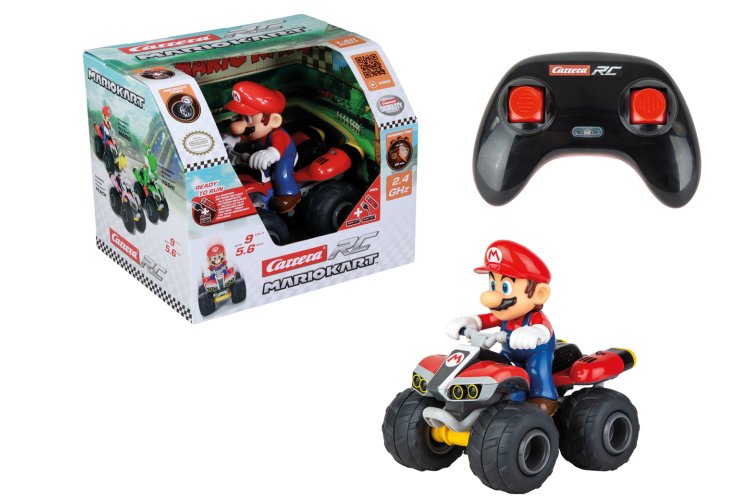 Carrera RC Mario Kart&trade; &ndash; Mario &ndash; Quad &ndash; Scale 1:20 &ndash; 19.5cm &ndash; 2.4GHz - Car370200970 1 - CAR370200970