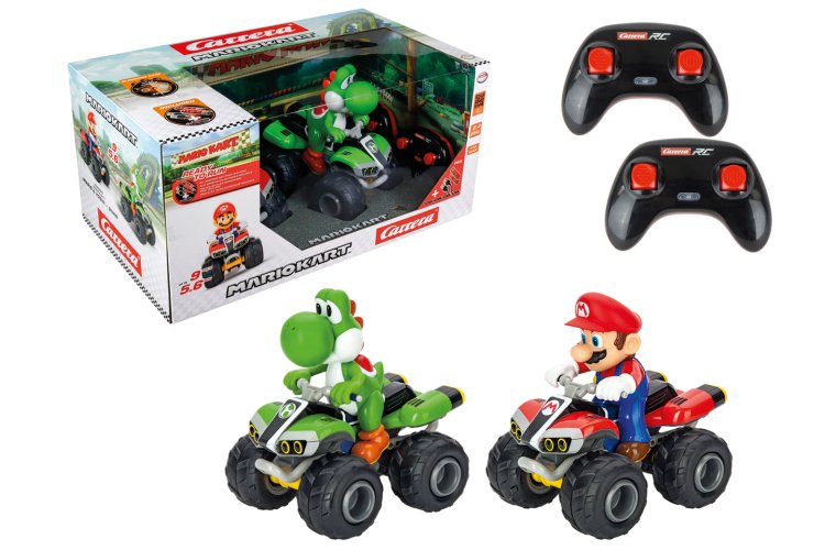 Carrera RC Mario Kart&trade; &ndash; Mario & Yoshi Twinpack &ndash; Quad &ndash; Scale 1:20 &ndash; 19.5cm &ndash; 2.4GHz - Car370200973 1 - CAR370200973