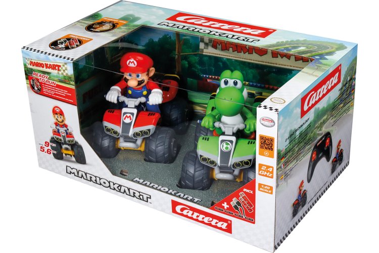 Carrera RC Mario Kart&trade; &ndash; Mario & Yoshi Twinpack &ndash; Quad &ndash; Scale 1:20 &ndash; 19.5cm &ndash; 2.4GHz - Car370200973 4 - CAR370200973