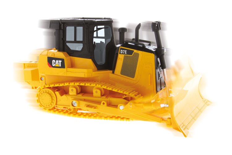 1:24 Carrera RC Bulldozer - Cat D7E - 43 cm - 2,4 GHz - Car37025008 1 - CAR37025008
