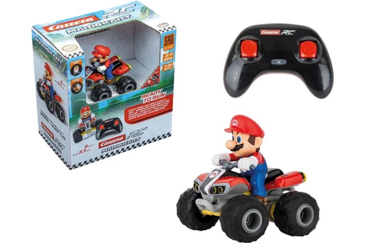 1:40 Carrera RC Mario Kart - Mario - Quad - Car370400020 1a - CAR370400020