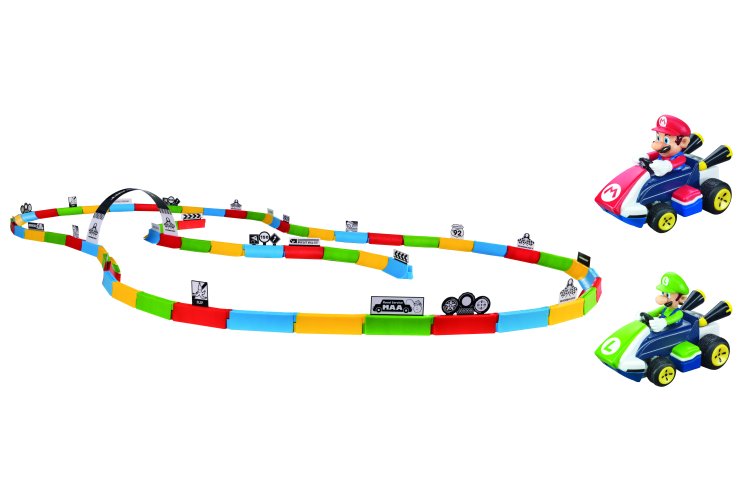 Carrera RC Car Mini - Mario Kart - Tabletop Racing Set - Mario vs. Luigi - 2 Cars - Scale 1:43 - 2.4 GHz - Car370430015 2 - CAR370430015