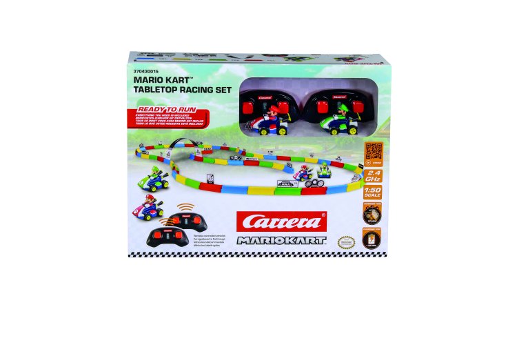Carrera RC Car Mini - Mario Kart - Tabletop Racing Set - Mario vs. Luigi - 2 Cars - Scale 1:43 - 2.4 GHz - Car370430015 28 - CAR370430015