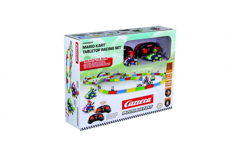 Carrera RC Car Mini - Mario Kart - Tabletop Racing Set - Mario vs. Luigi - 2 Cars - Scale 1:43 - 2.4 GHz - Car370430015 29 - CAR370430015