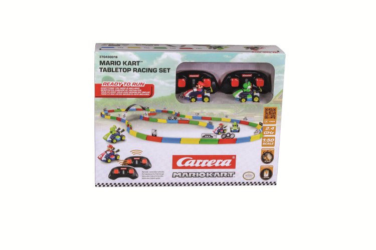 Carrera RC Car Mini &ndash; Mario Kart &ndash; Tabletop Racing Set &ndash; Mario vs. Yoshi &ndash; 2 Cars &ndash; Scale 1:43 &ndash; 2.4GHz - Car370430016 32 - CAR370430016
