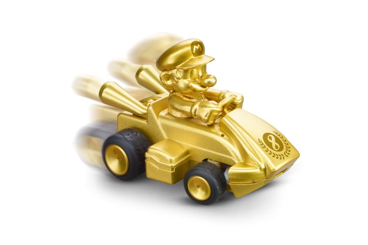 Carrera RC Car Mini &ndash; Mario Kart&trade; &ndash; Gold Mario &ndash; 6.2cm Length &ndash; 2.4GHz - Car370430031 11 - CAR370430031