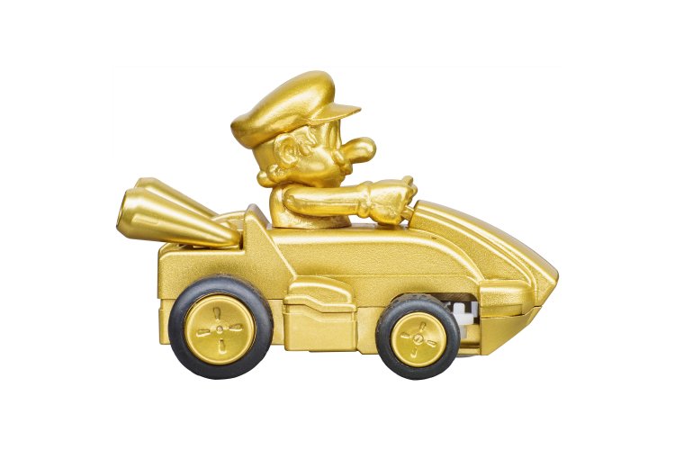 Carrera RC Car Mini &ndash; Mario Kart&trade; &ndash; Gold Mario &ndash; 6.2cm Length &ndash; 2.4GHz - Car370430031 12 - CAR370430031