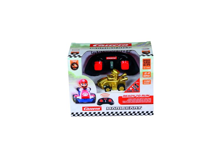 Carrera RC Car Mini &ndash; Mario Kart&trade; &ndash; Gold Mario &ndash; 6.2cm Length &ndash; 2.4GHz - Car370430031 14 - CAR370430031