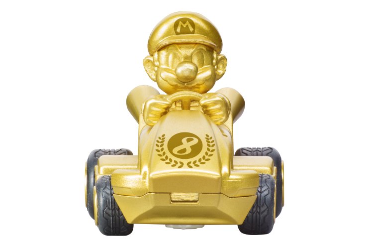 Carrera RC Car Mini &ndash; Mario Kart&trade; &ndash; Gold Mario &ndash; 6.2cm Length &ndash; 2.4GHz - Car370430031 3 - CAR370430031