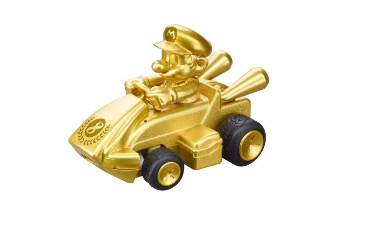 Carrera RC Car Mini &ndash; Mario Kart&trade; &ndash; Gold Mario &ndash; 6.2cm Length &ndash; 2.4GHz - Car370430031 4 - CAR370430031