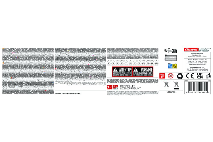 1:43 Carrera RC Voetbalset Bundesliga - 2 RC Auto's met Speelveld en Bal - 2,4GHz - Car370430041 10 - CAR370430041