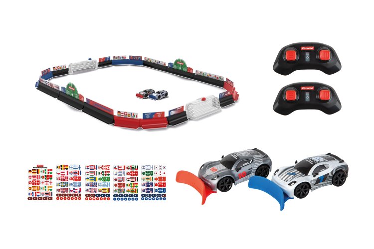 Carrera RC World Championship Soccer Set &ndash; 2 RC Cars with Playing Field and Ball &ndash; 2.4 GHz - Car370430045 2 - CAR370430045
