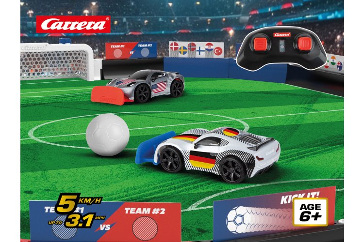 Carrera RC World Championship Soccer Set &ndash; 2 RC Cars with Playing Field and Ball &ndash; 2.4 GHz - Car370430045 40 - CAR370430045