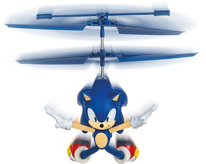 Carrera RC Helikopter - Flying Sonic the Hedgehog- Soaring Sonic - Blauw - 2,4GHz - Car370501060 10 - CAR370501060