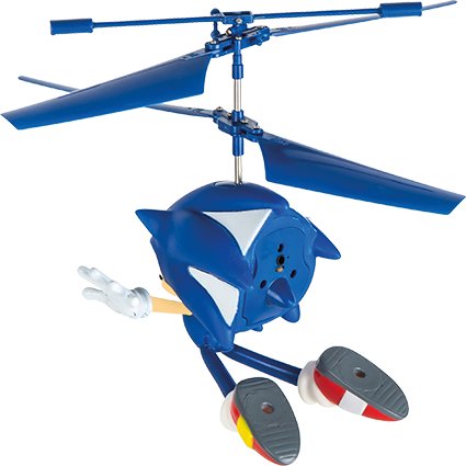 Carrera RC Helikopter - Flying Sonic the Hedgehog- Soaring Sonic - Blauw - 2,4GHz - Car370501060 11 - CAR370501060