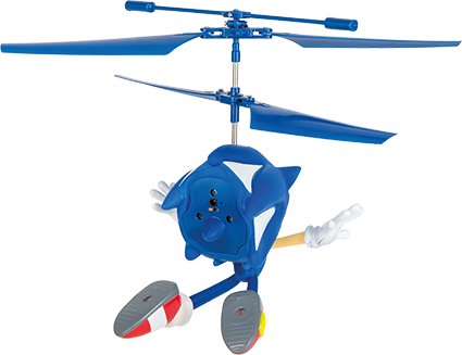 Carrera RC Helikopter - Flying Sonic the Hedgehog- Soaring Sonic - Blauw - 2,4GHz - Car370501060 12 - CAR370501060