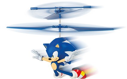 Carrera RC Helikopter - Flying Sonic the Hedgehog- Soaring Sonic - Blauw - 2,4GHz - Car370501060 2 - CAR370501060