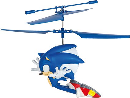Carrera RC Helikopter - Flying Sonic the Hedgehog- Soaring Sonic - Blauw - 2,4GHz - Car370501060 5 - CAR370501060
